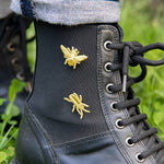 Golden Embroidered Brooches - 3 little Bugs Misc Accessories Botanopia USA - gifts , decor and cards for plant lovers