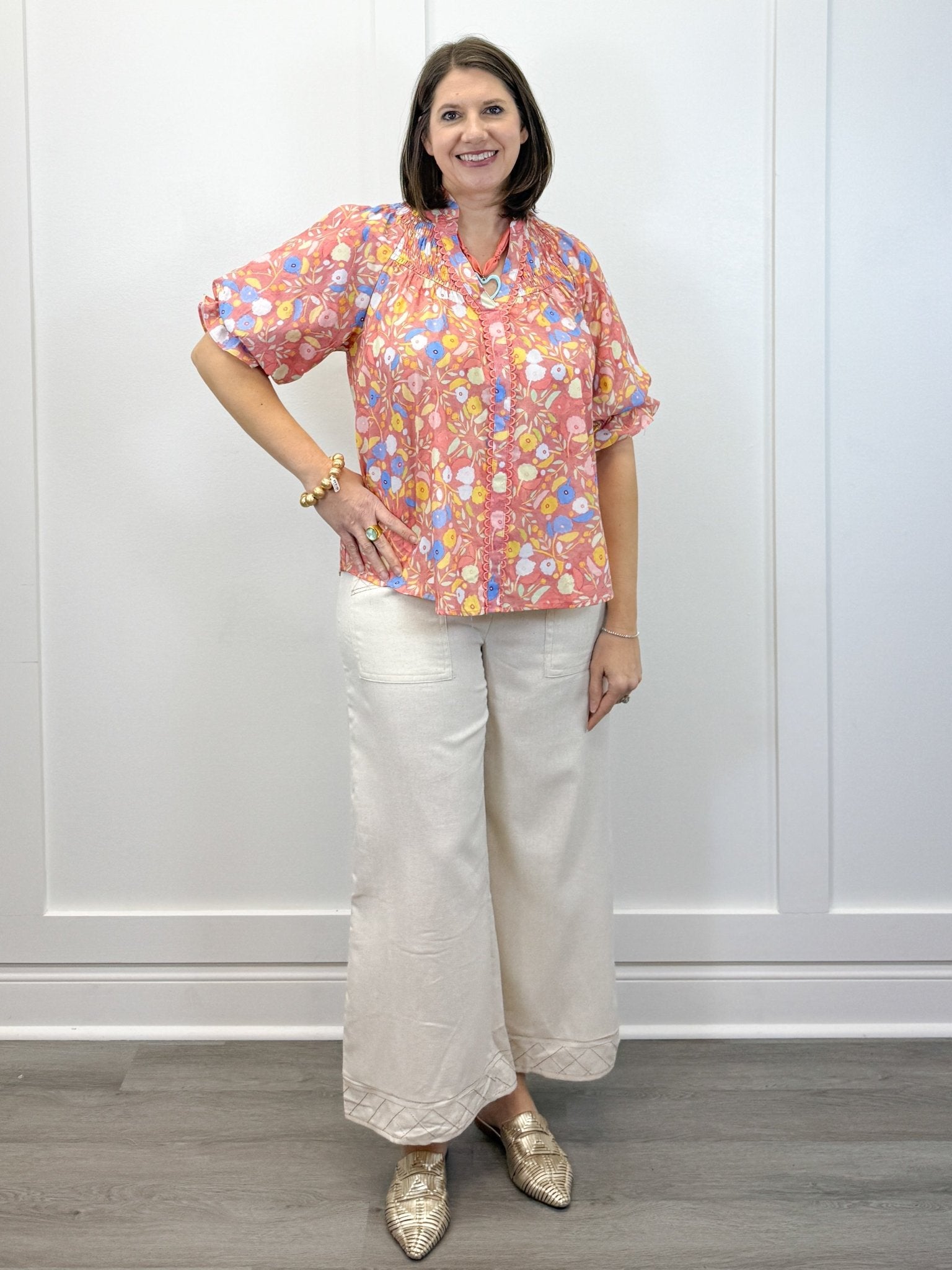 Golden Hour Blouse - Berry Tops Umgee