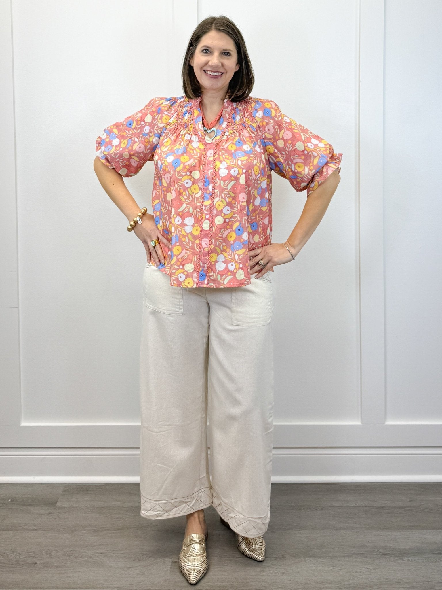 Golden Hour Blouse - Berry Tops Umgee