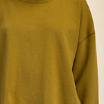 Golden Olive Mock Neck Pullover - Sugar Babies Children's Boutique/Meg's Shoppe