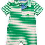 Golf Polo Romper Boys Bubbles + Rompers Itsy Bitsy