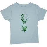 Golf Tee S/S Shirt - Lt. Blue Boys Shirts + Polos Mustard & Ketchup