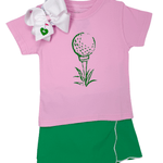 Golf Tee S/S Shirt - Lt. Pink Girls Tops + Tees Mustard & Ketchup