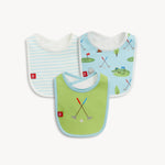 Gopher It Modal Magnetic Bib 3-Pack Baby Sleepwear Magnetic Me