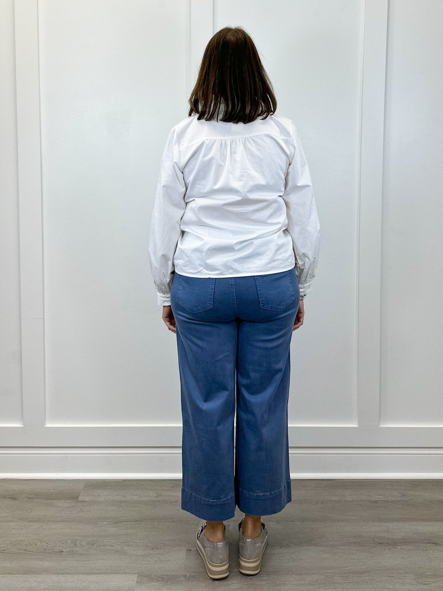 Graceful Frills Blouse - Off White Tops Jodifl