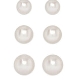 Graduated Freshwater Pearl Stud Set - Sterling Silver Kids Jewelry Lily Nily