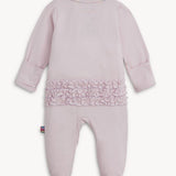 Grape Ice Modal Footie w/ Ruffles - Sugar Babies Children's Boutique/Meg's Shoppe