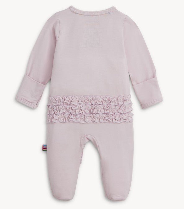 Grape Ice Modal Footie w/ Ruffles - Sugar Babies Children's Boutique/Meg's Shoppe