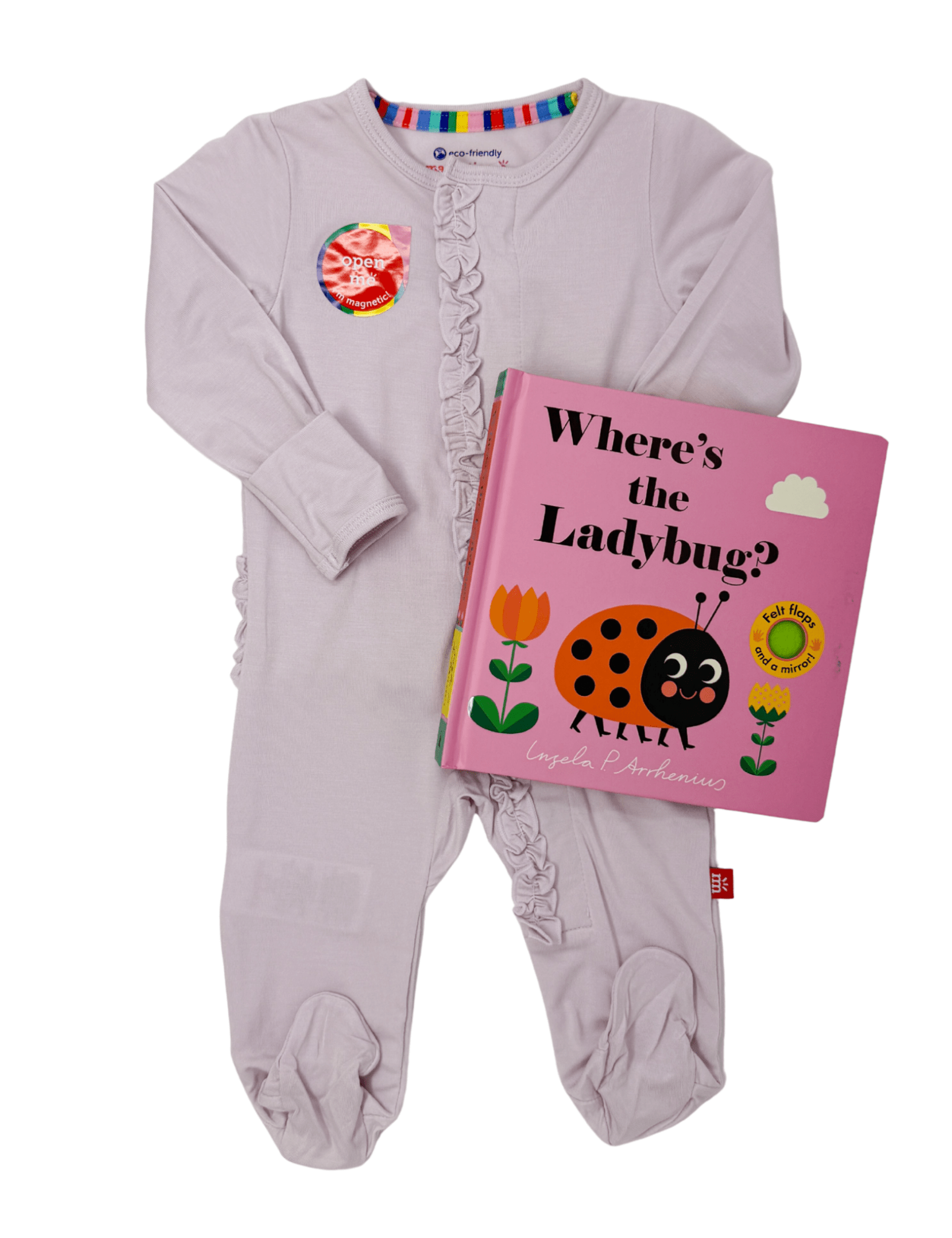 Grape Ice Modal Footie w/ Ruffles - Sugar Babies Children's Boutique/Meg's Shoppe
