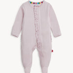 Grape Ice Modal Footie w/ Ruffles - Sugar Babies Children's Boutique/Meg's Shoppe