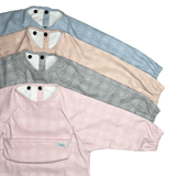 Grayson Long Sleeve Bib - Blossom - Powder Blue Baby Accessories Calla & Friends