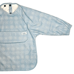 Grayson Long Sleeve Bib - Blossom - Powder Blue Baby Accessories Calla & Friends