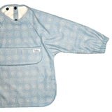 Grayson Long Sleeve Bib - Blossom - Powder Blue Baby Accessories Calla & Friends