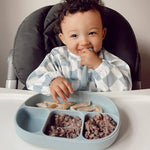 Grayson Long Sleeve Bib - Checkered - Petal Pink Baby Accessories Calla & Friends