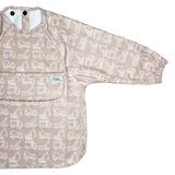 Grayson Long Sleeve Bib - Construction Khaki Baby Accessories Calla & Friends