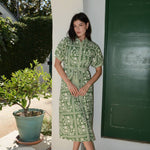Stevie's Garden Shirt Dress Long Dresses Polagram by Wellmade USA