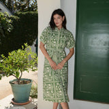 Stevie's Garden Shirt Dress Long Dresses Polagram by Wellmade USA