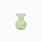 Green Botanica Ruffle Vase Seasonal Mudpie