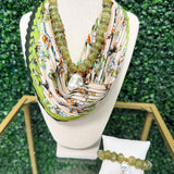 Green Envy Beaded Necklace Necklaces Hart Designs