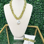 Green Envy Beaded Necklace Necklaces Hart Designs
