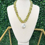 Green Envy Beaded Necklace Necklaces Hart Designs