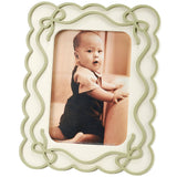 Green Scalloped Photo Frame Home Decor Primitives by Kathy