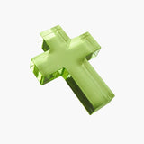 Green Small Cross Acrylic Weight Home Decor Anne Neilson Home