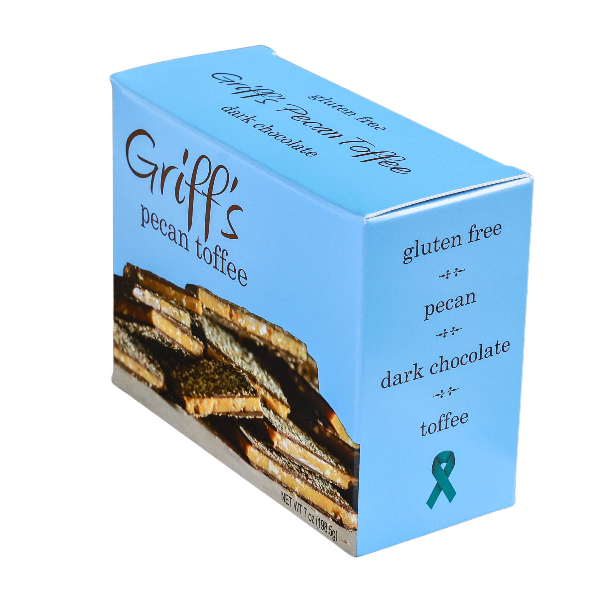 Griff's Pecan Toffee - 7oz Dark Chocolate Toffee Impulse Griff's Toffee