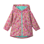 Groovy Flowers Microfiber Field Jacket Girls Outerwear Hatley