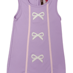 Hadley Bow A-Line Dress - Lavender Girls Occasion Dresses Banana Split
