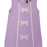 Hadley Bow A-Line Dress - Lavender Girls Occasion Dresses Banana Split