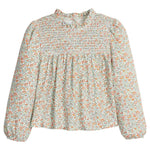 Hallie Top - James Floral Girls Tops + Tees Little English