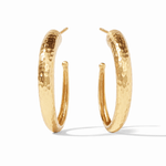 Hammered Hoop - Gold - Large Earrings Julie Vos