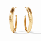 Hammered Hoop - Gold - Large Earrings Julie Vos