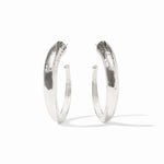 Hammered Hoop - Silver - Large Earrings Julie Vos