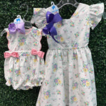 Hand Picked Bubble Girls Bubbles + Rompers Banana Split