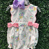 Hand Picked Bubble Girls Bubbles + Rompers Banana Split