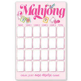 Handpainted Mahjong Score Pad Large Notepad Paper Goods RosanneBeck Collections