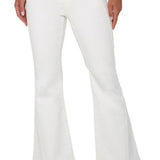 Hannah Flare w/ Seaming - Bone White Jeans Liverpool