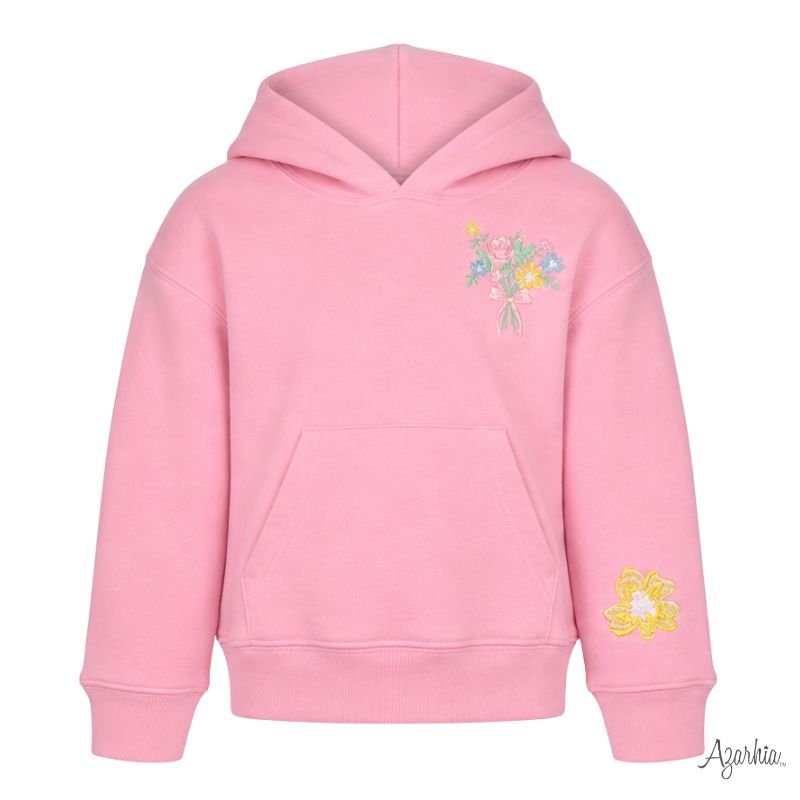 Happiness in Bloom Hoodie Girls Sweaters + Sweatshirts Azarhia