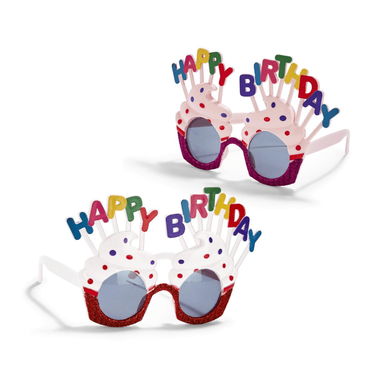 Happy Birthday Novelty Glasses - Assorted Colors Kids Misc Accessories Two's Company