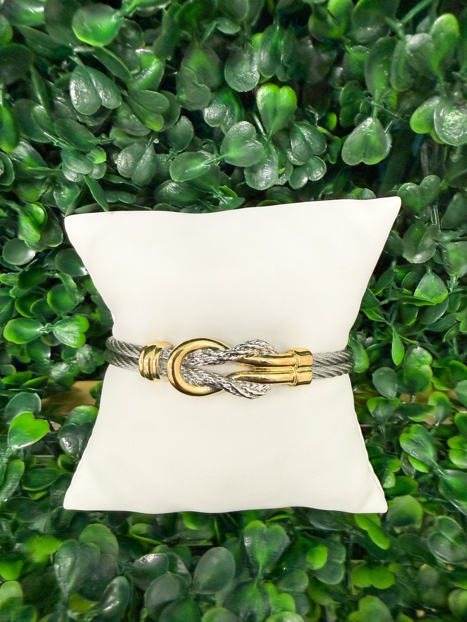 Harmony Knot Cable Bangle - Sugar Babies Children's Boutique/Meg's Shoppe