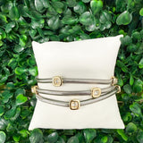 Harper Magnetic Clasp Bracelet - Silver - Sugar Babies Children's Boutique/Meg's Shoppe