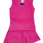Harper Terry Skort - Pink Girls Skirts + Bloomers Area Code 407