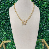 Harper Toggle Link Necklace - Sugar Babies Children's Boutique/Meg's Shoppe