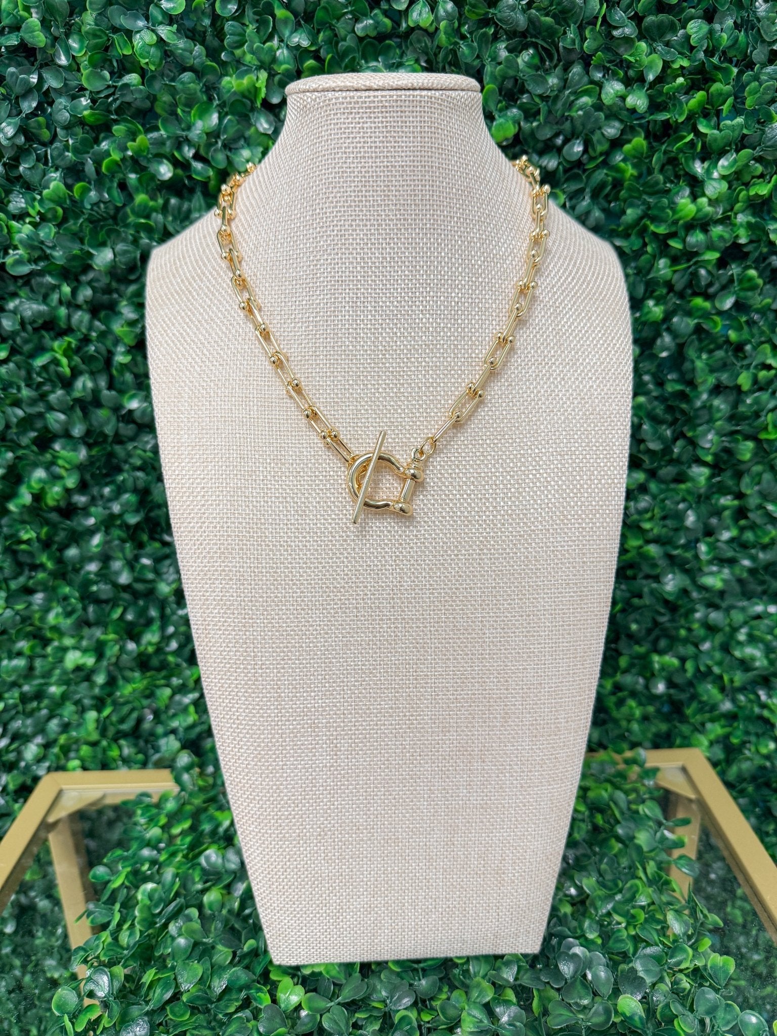 Harper Toggle Link Necklace - Sugar Babies Children's Boutique/Meg's Shoppe