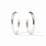 Havana Hoop - Silver - Large Earrings Julie Vos