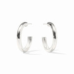 Havana Hoop - Silver - Medium Earrings Julie Vos