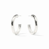 Havana Hoop - Silver - Medium Earrings Julie Vos