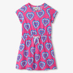 Heart Burst Short Sleeve Dress - Sugar Babies Children's Boutique/Meg's Shoppe